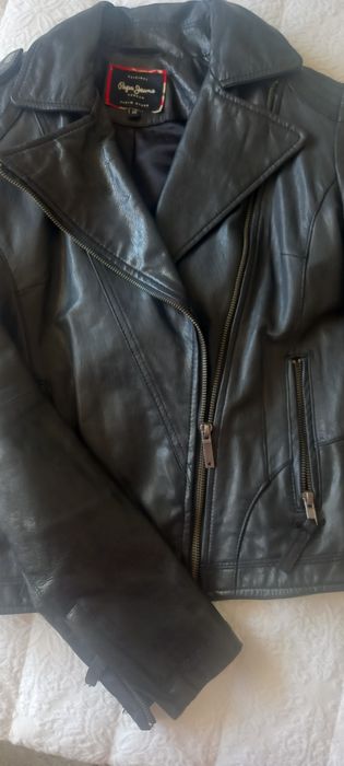 Blusão biker couro Pepe Jeans (mulher)