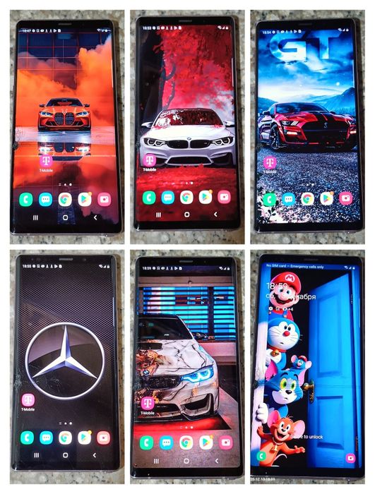 Samsung Galaxy Note 9 , 6/128gb., NFC .  Тріщини на склі.