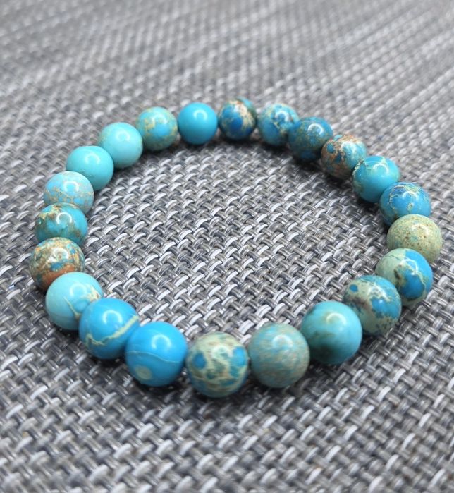 Браслет з натурального каменю варисцит