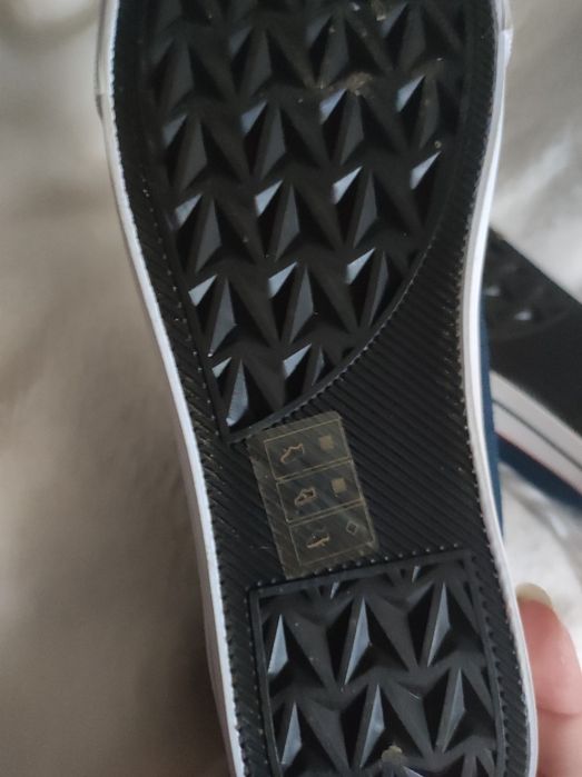 Buty trampki granatowe