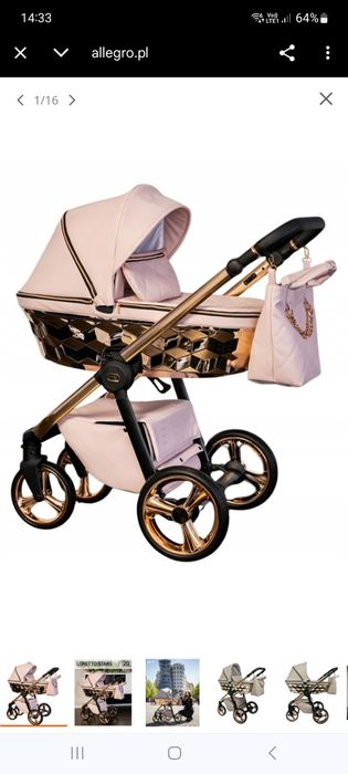 Wózek unikatowy adbor Loreto 3w1