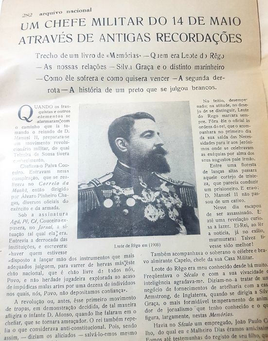 Revista Arquivo nacional n°20 Ano 1933