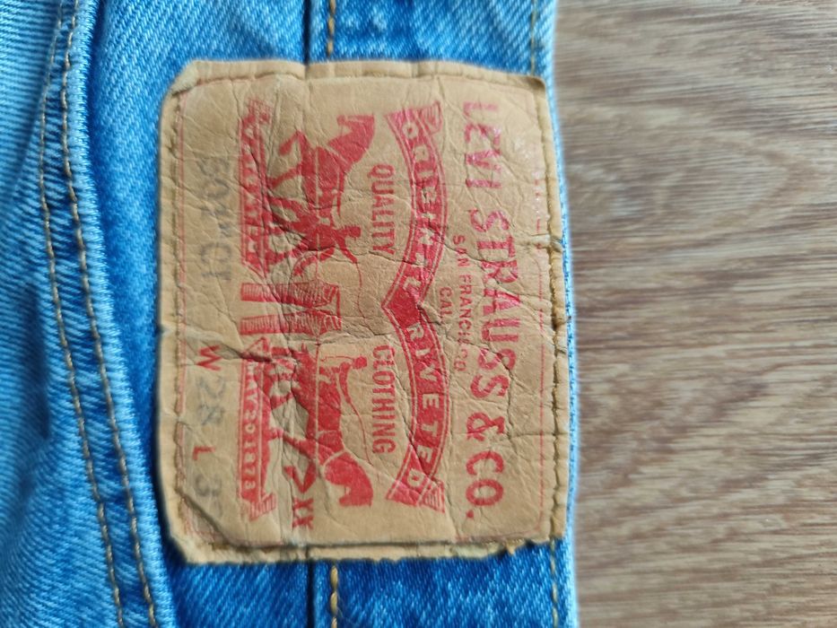 spodnie jeansowe levis 501 jeansy 28 32  S