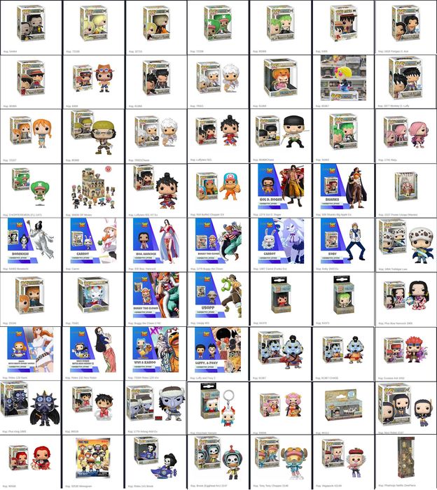 Фігурки Funko Pop Фанко Поп світів One piece ,Arcane та Аніме