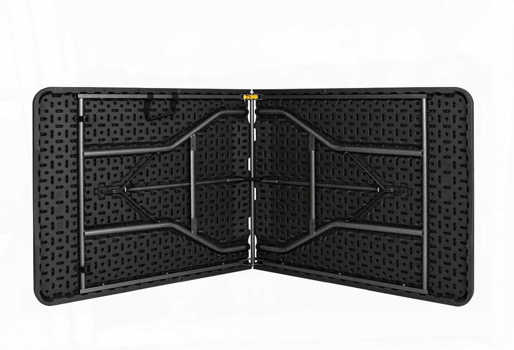 Стіл чорний садовий розкладний для вулиці/Туристичний столик складний для саду природи/Стол на кухню террасу