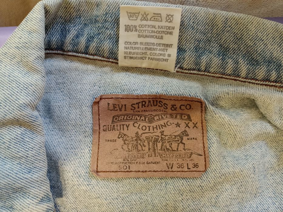 Джинсовая куртка Levis из 90х
