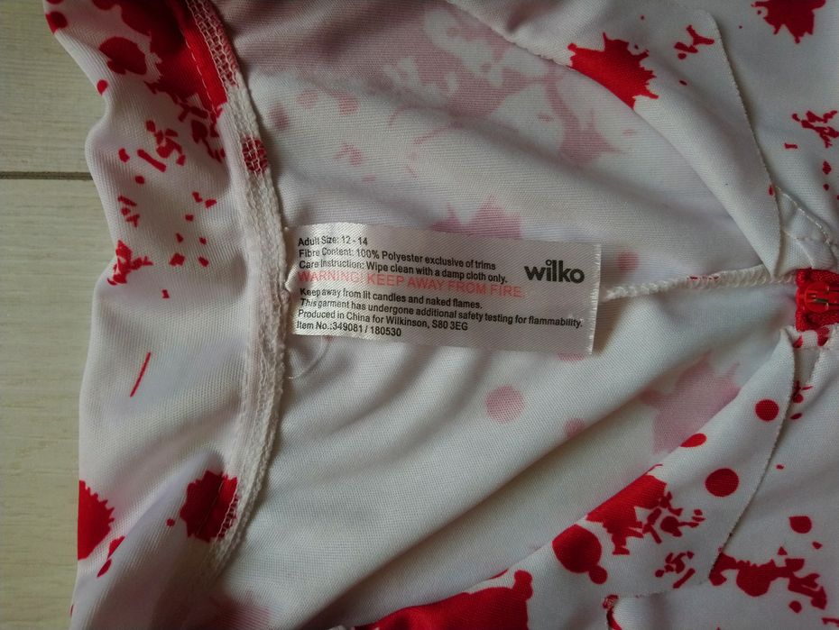 Карнавальна ігрова на Хеллоуїн сукня Медсестра 12/14 розмір