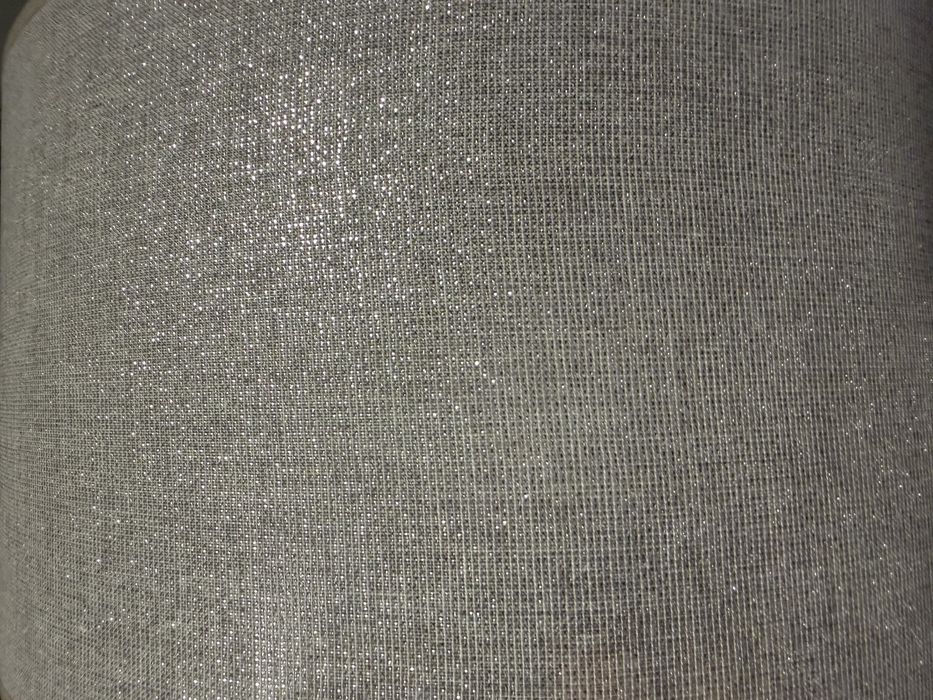 Abajour 35 cm beje com ligeiro brilho