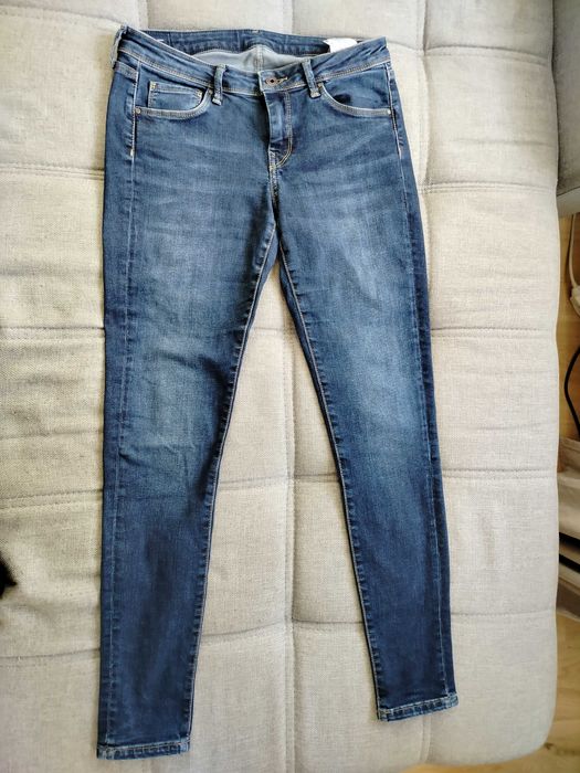 Jeansy Pepe Jeans 27/30 granat