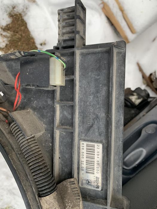 Дифузор Вентилятор 2.3 2.2 Vito 638 2.3D Віто