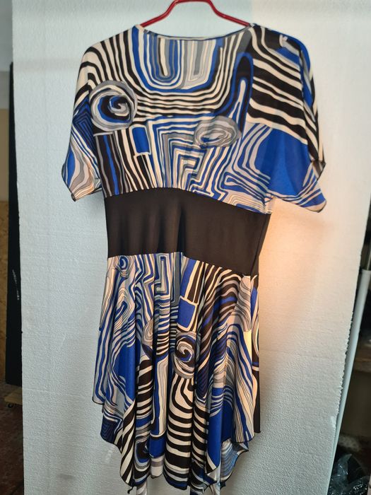 Vestido de senhora multicolorido S
