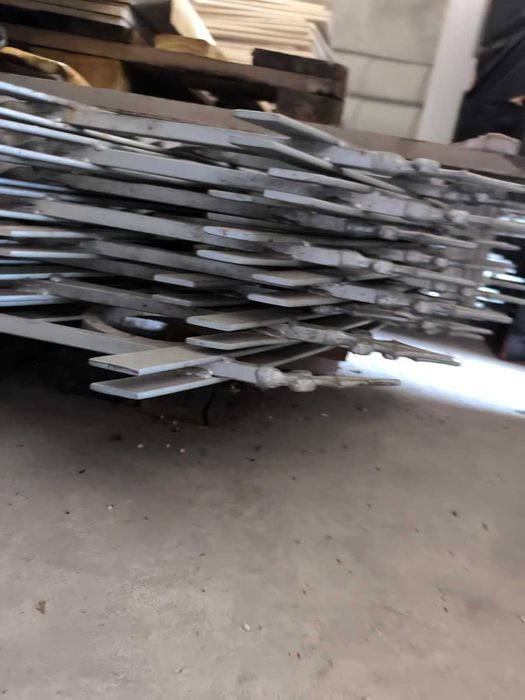 Przęsła stalowe płotu ocynkowane ogniowo