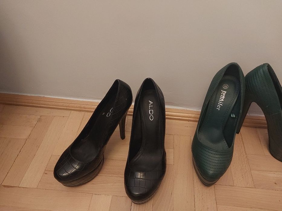 Szpilki wysoki obcas rozmiar 36 Aldo i Jennifer