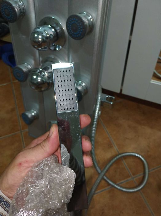 Coluna de duche com varios jatos