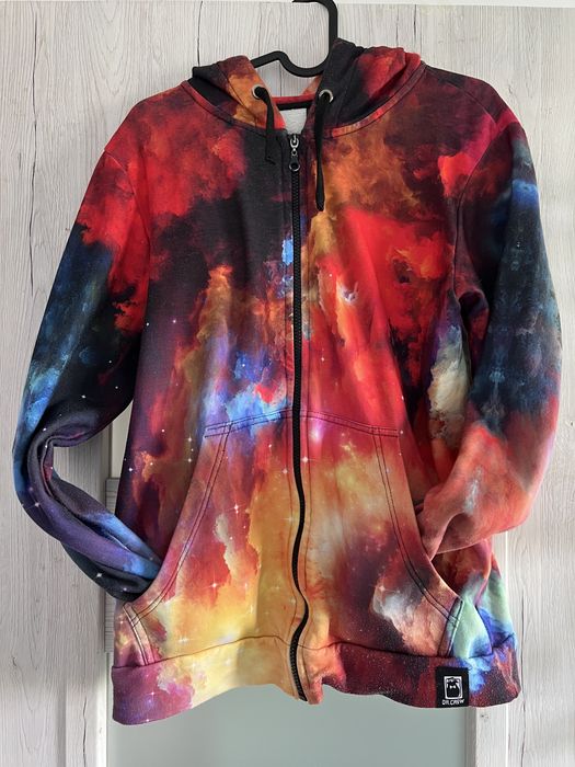 Bluza rozpinana z kapturem DR.CROW Nebula Kosmos | Rozmiar XS