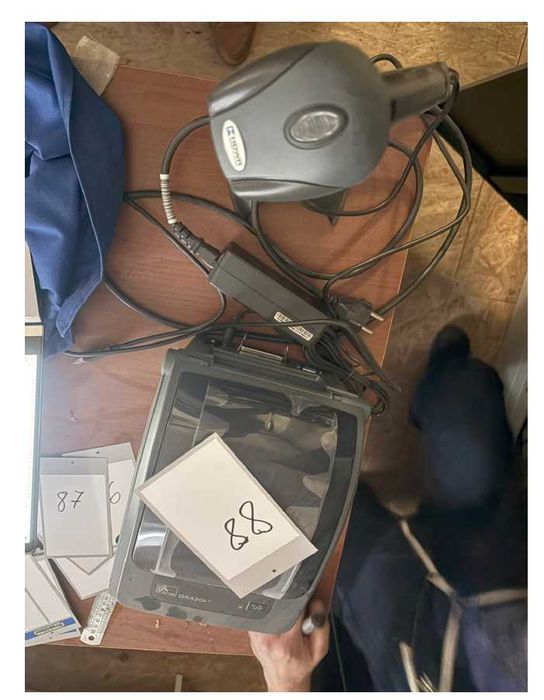 Drukarka etykiet z czytnikiem kodów kreskowych ZEBRA