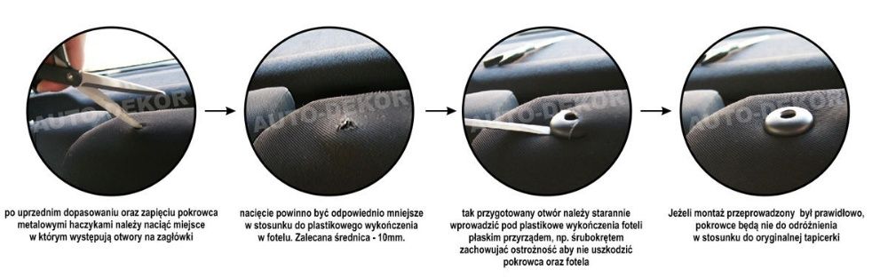 VW Sharan Seat Alhambra Ford Galaxy 5OS 95-2010 r Pokrowce samochodowe