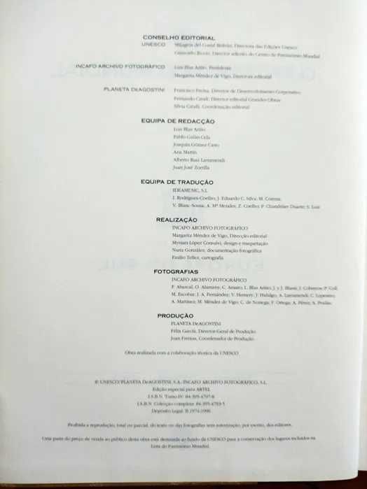 Coleção Património Mundial da UNESCO-12 volumes encadernados