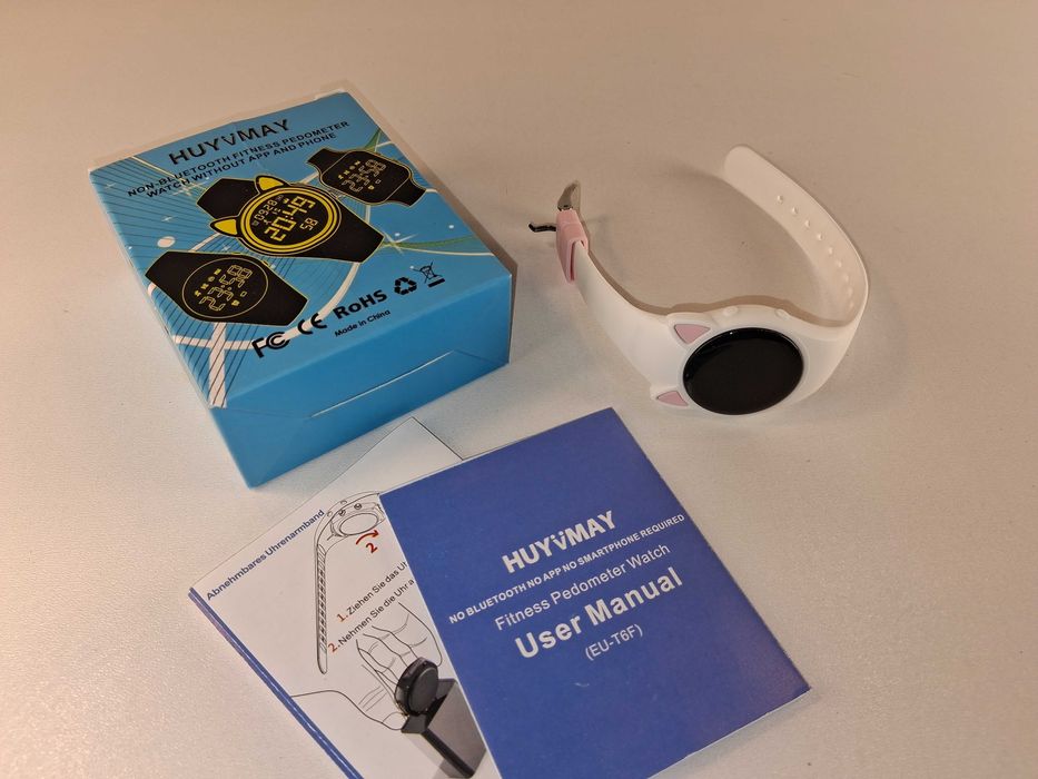 E121 Zegarek Smartwatch Opaska Fitness Krokomierz HUYVMAY Kotek