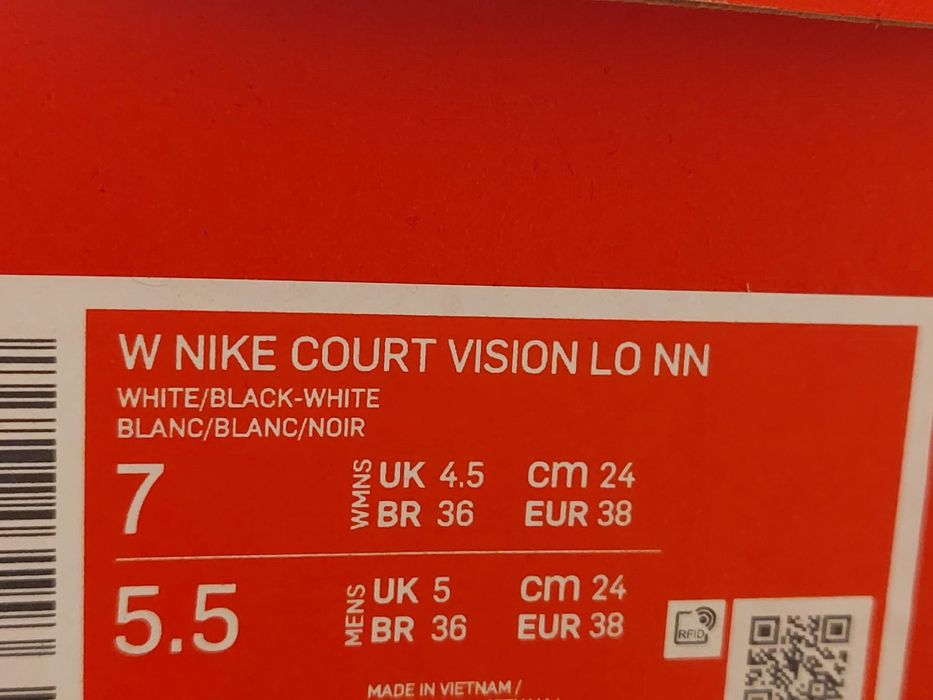 W NIKE COURT VISION LO NN 100€ entrego em maos de cascais ate lisboa