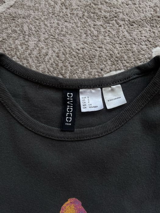 футболка топ nirvana H&M