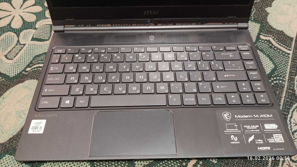 Ультрабук/ноутбук MSI Modern 14 (A10M-653XUA) ,в ідеалі