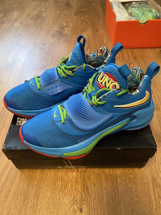 Nike Freak 3 Uno US10 nba 34 lebron баскетбол harden ja