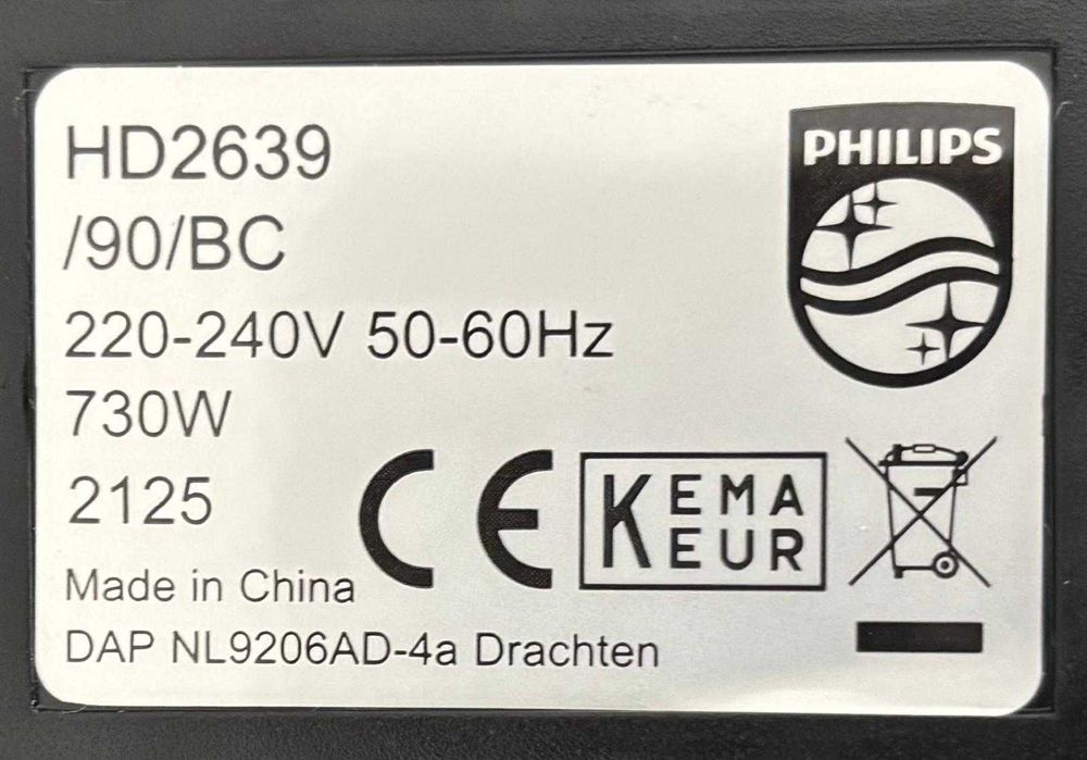 Torradeira Philips HD 2639/90