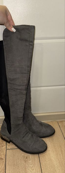 Как новые PRIMARK Нат.Замша. 37р. Ботфорты весна осень