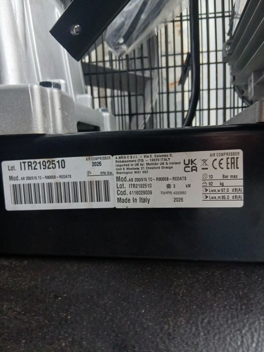 Kompresor sprężarka redats 200L