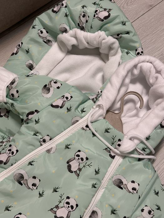 Продам теплий конверт з комбінезоном