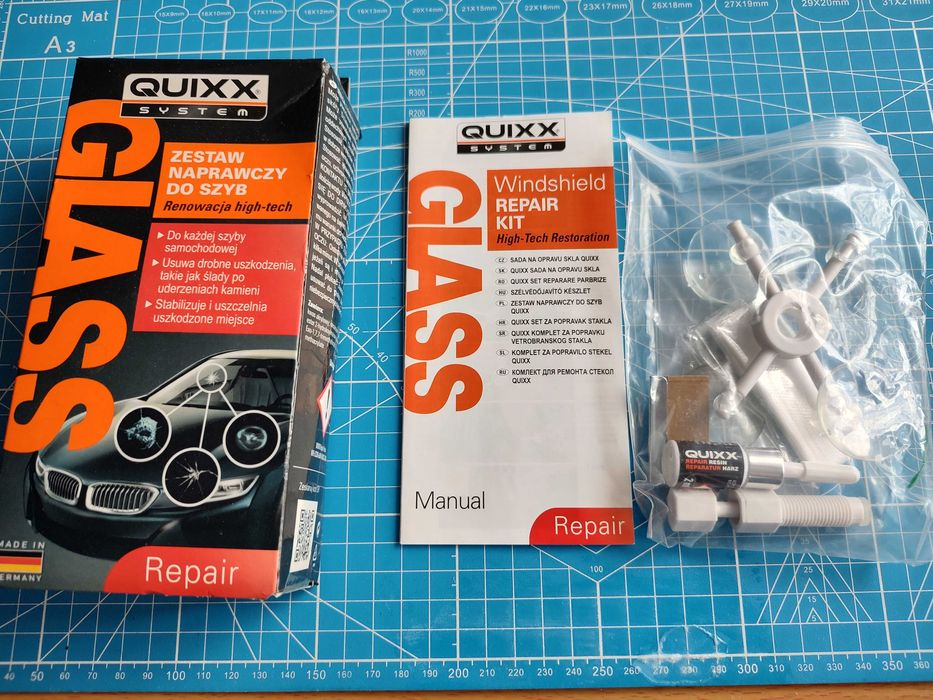 QUIXX SYSTEM Zestaw naprawczy do szyb samochodowych