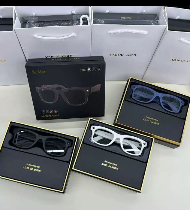 Окуляри зі штучним інтелектом . AI smart glasses АIMB-G2/G3, S2Max Багато варіантів