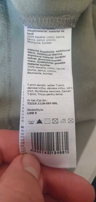 T-Shirt Tatuum bawełniany Damski rozmiar L