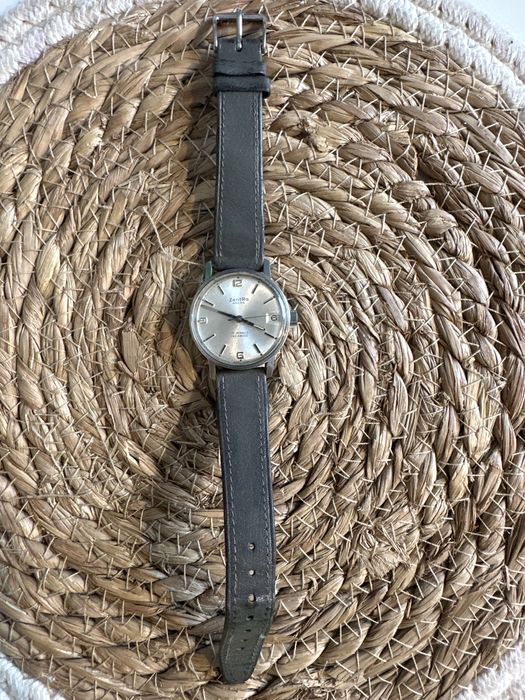 Zegarek ZentRa Swiss nakręcany sprawny pasek Hirsch