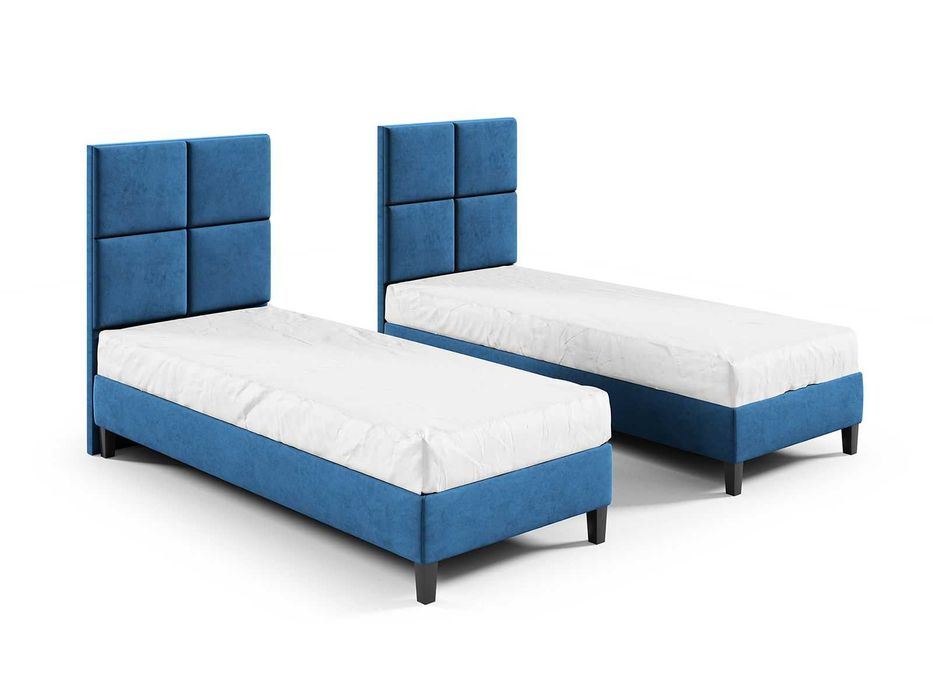 Tapicerowane łóżko hotelowe 70 / 80 / 90 / 100x200 - SZYBKA DOSTAWA