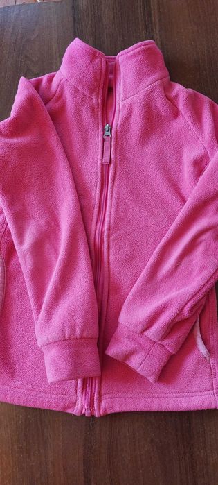 Тёплая флисовая кофта на девочку