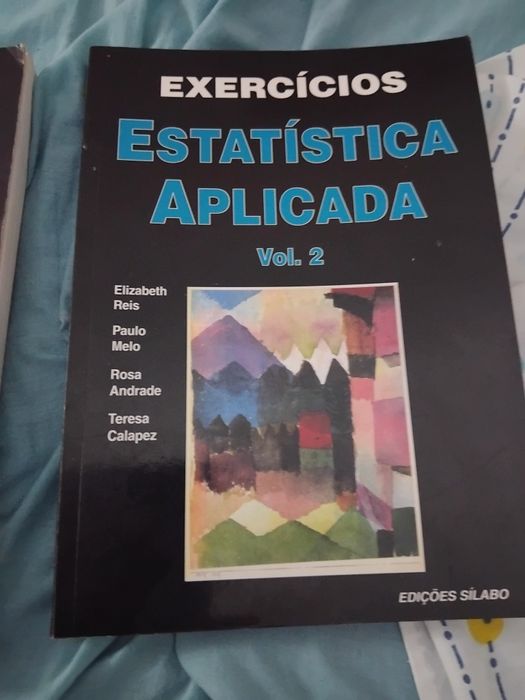 Vendo Livros de Estatística Aplicada