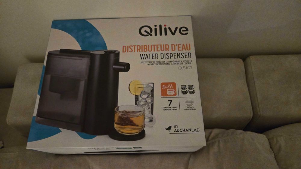 NOVO 2 em 1 substitui chaleira e jarro de filtro de água