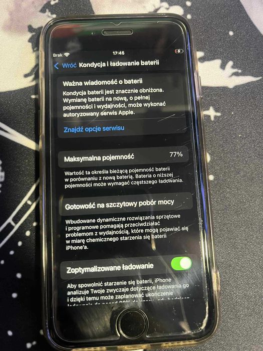 iPhone SE 2020  sprawny uszkodzona kamera tylna/latarka