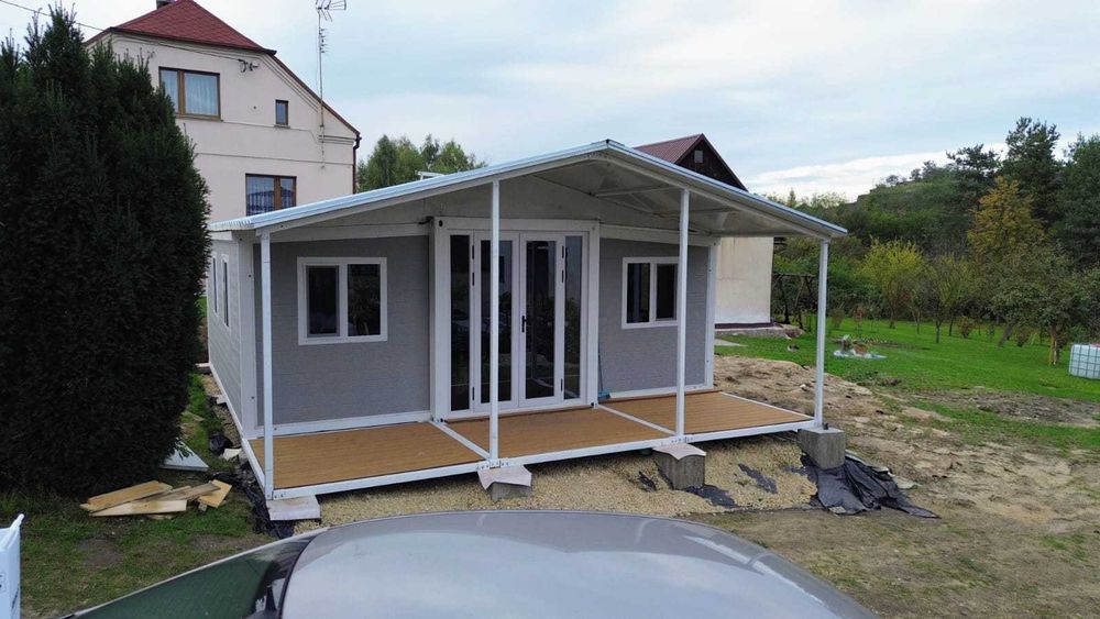 Domek mobilny, letniskowy, całoroczny, rozkładany nie holenderski