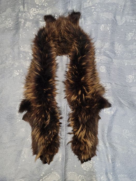 Воротник из лисы шкурка мех хутро комір лисиці шкура тварин ворс норка