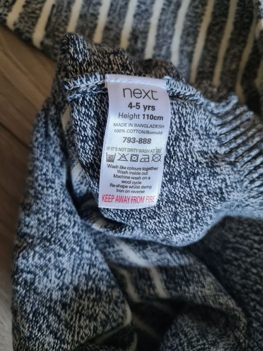 Sweter w paski 104/110 Next