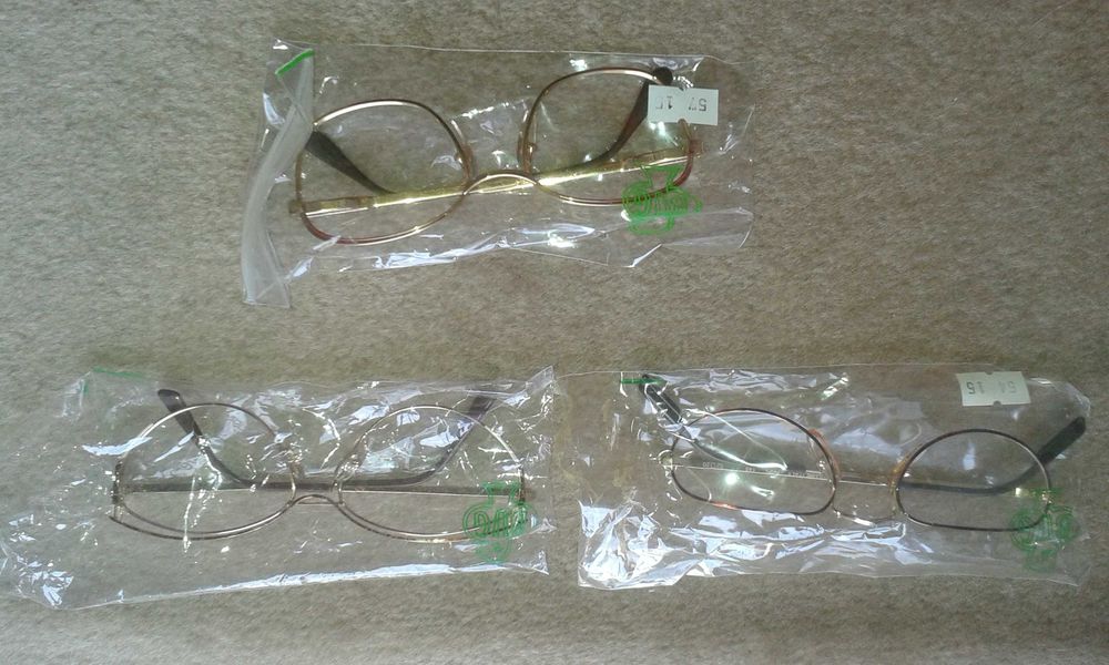 Conjunto de óculos vintage