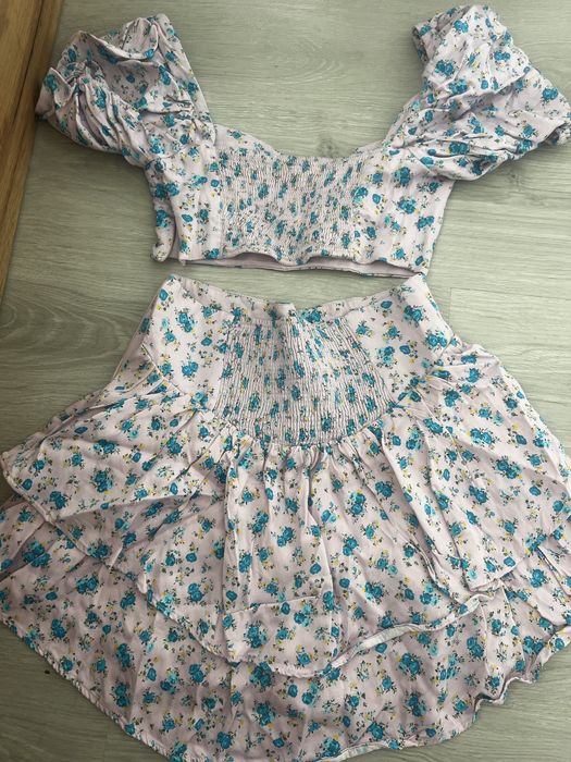 костюм зі спідницею шортами Zara