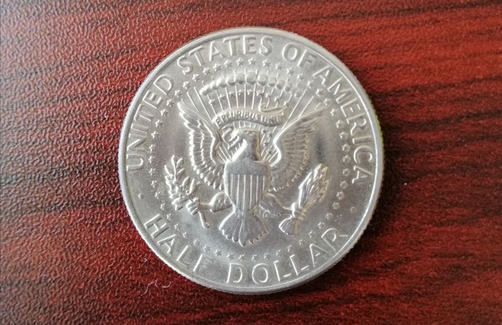 Монета 50 центів half dollar 1971 Кенеді