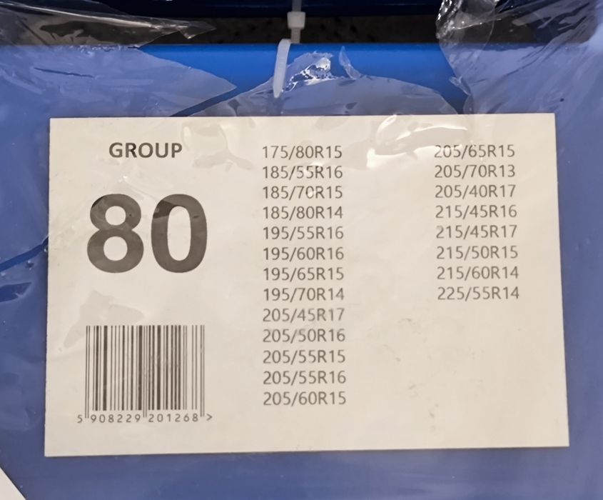 Łańcuchy śniegowe na koła KNS 9mm Grupa 80
