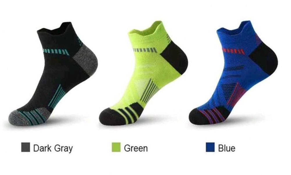 Skarpetki za kostki do biegania color mix 3 pary 38-44