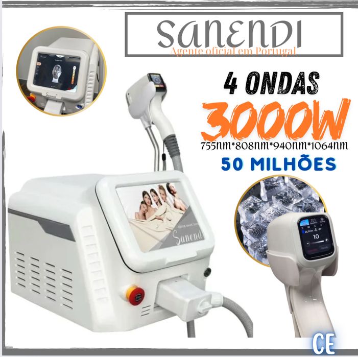 Maquina depilacao laser 3 ondas