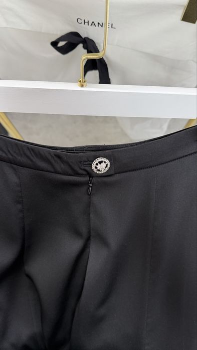 Брюки палацо натуральный шелк Chanel